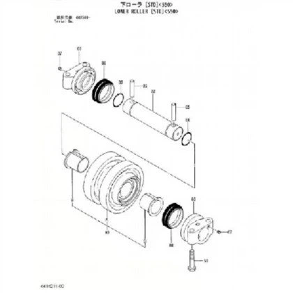 Опорный каток Hitachi Sumitomo Crane SCX550